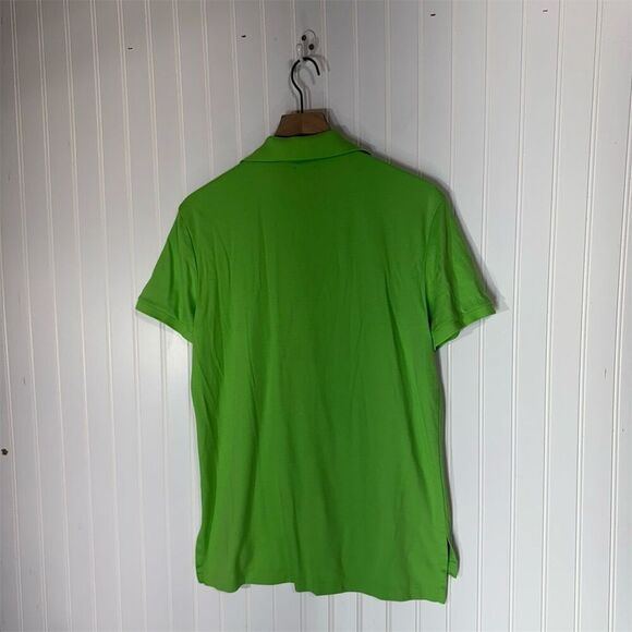 Polo Ralph Lauren Green Pima Soft Touch Polo Shirt M Classic Fit Pony Preppy Y2K - Picture 4 of 7